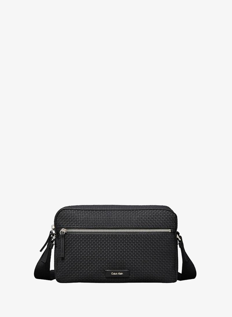 CALVIN KLEIN Embossed Woven Camera Bag - Image 1