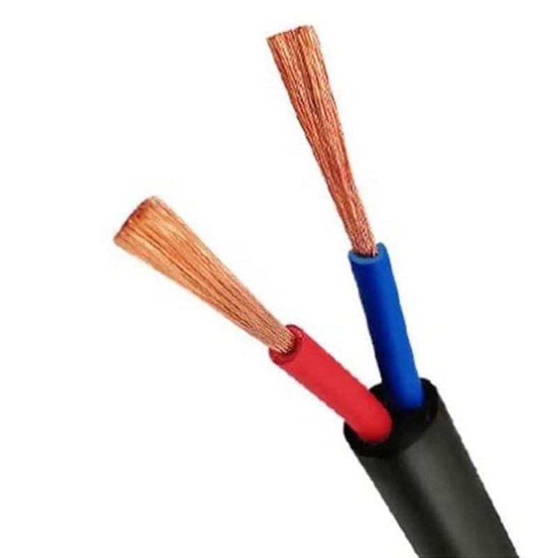 ELECTRRIUS كابل كهربائي مرن من النحاس متعدد النواة بحجم 4 مم × 2 نواة مع علامة ISI للاستخدام المنزلي والصناعي بطول 15 متر - Image 3