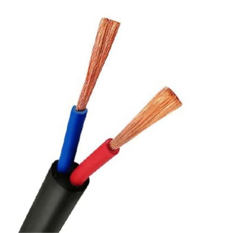 ELECTRRIUS كابل كهربائي مرن من النحاس متعدد النواة بحجم 4 مم × 2 نواة مع علامة ISI للاستخدام المنزلي والصناعي بطول 15 متر - Image 4