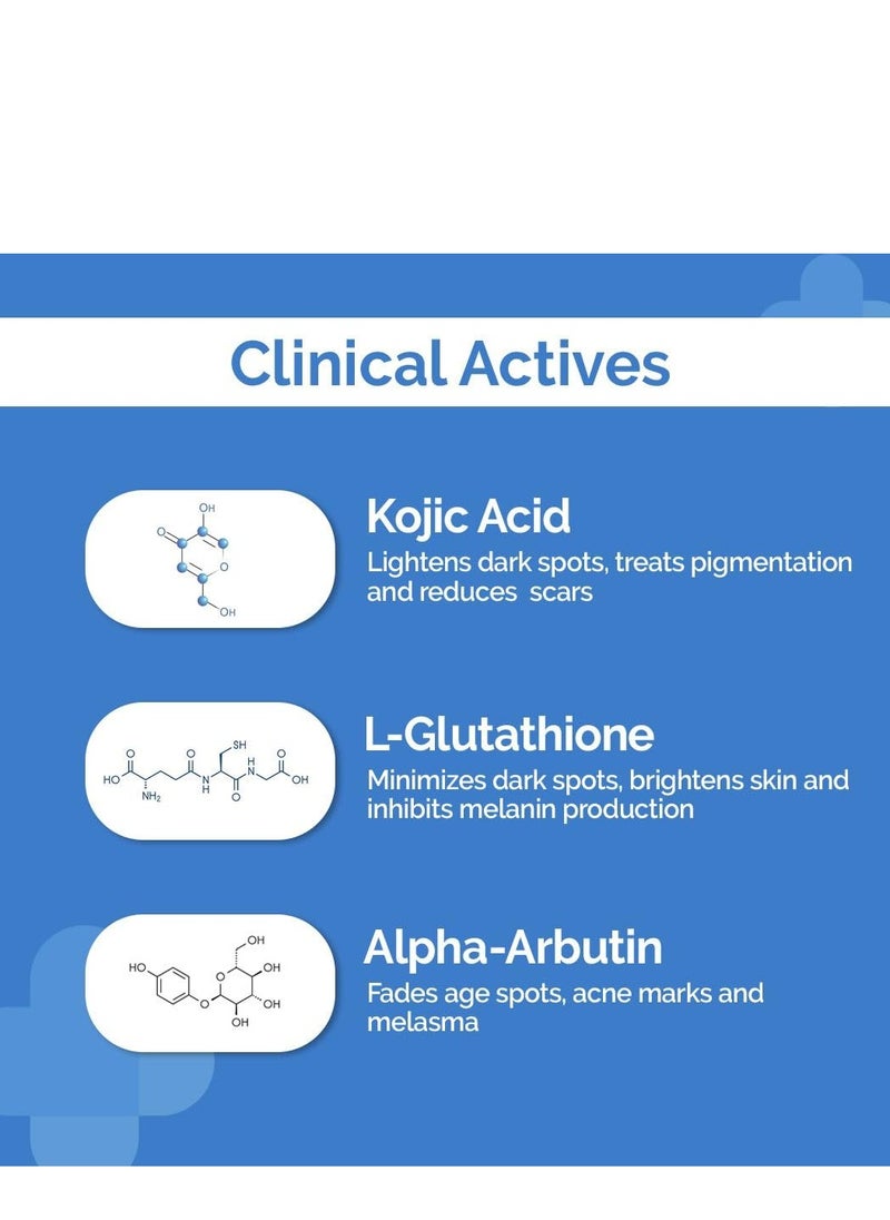 THE derma Co - The Derma Co Kojic Acid + Glutathione Daily Syndet Soap with Kojic Acid, L-Glutathione & Alpha-Arbutin for Skin Lightening & Brightening - Pack of 2 - Image 1