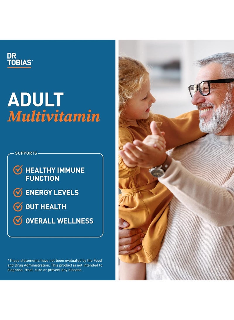 Dr. Tobias Adult Multivitamin, 42 Fruits & Vegetables + Plant-Based Enzymes + Probiotic, 180 Tablets (60 Day Supply) - Image 3