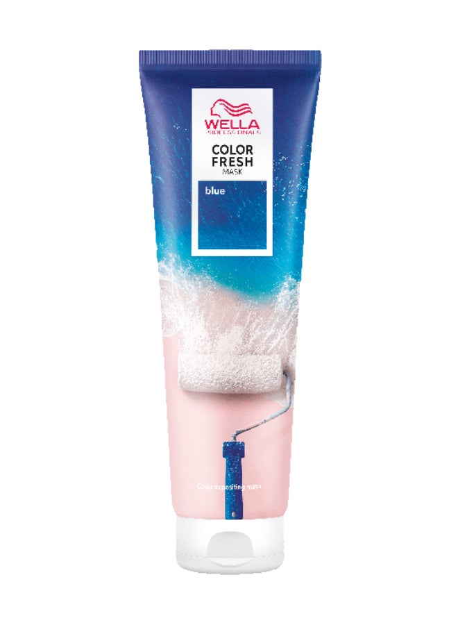 Wella Professionals Color Fresh Mask Shade Blue Hair Color 150Ml - Image 1