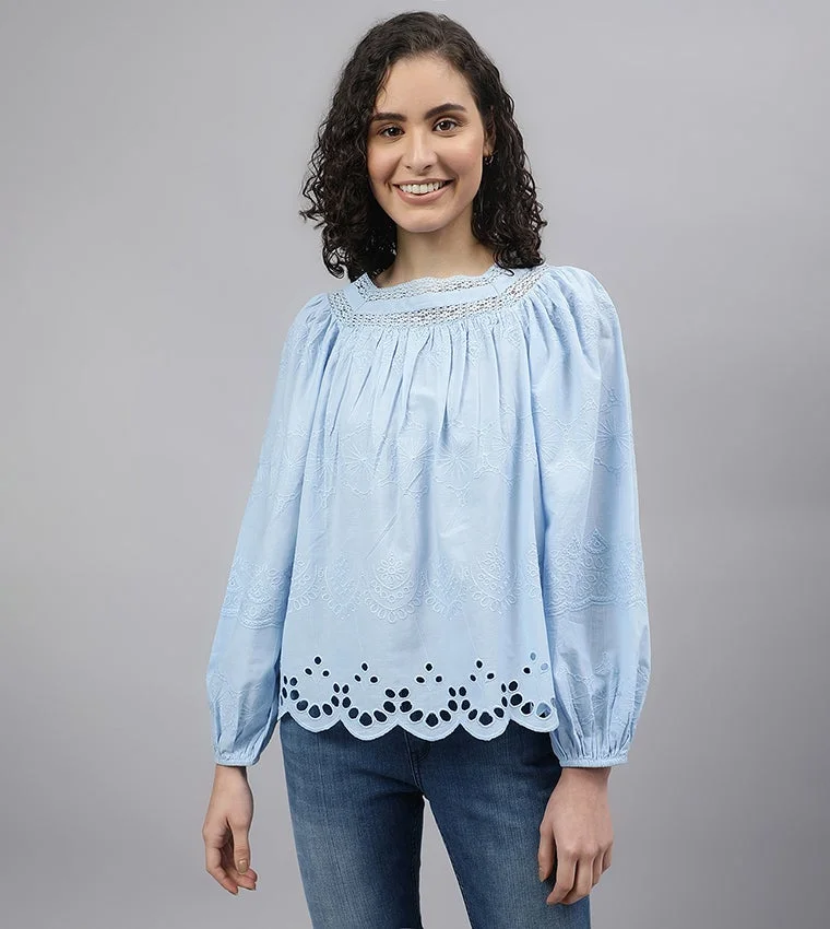 Beverly Hills Polo Club Womens Woven Top