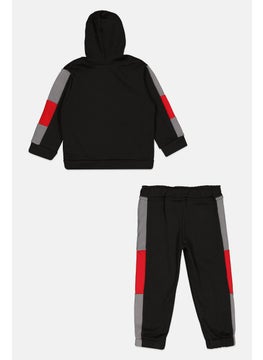 Body Glove Toddlers Boy 2 Piece Brand Logo Long Sleeves Sweatshirt And Pant, Black  - Image 2