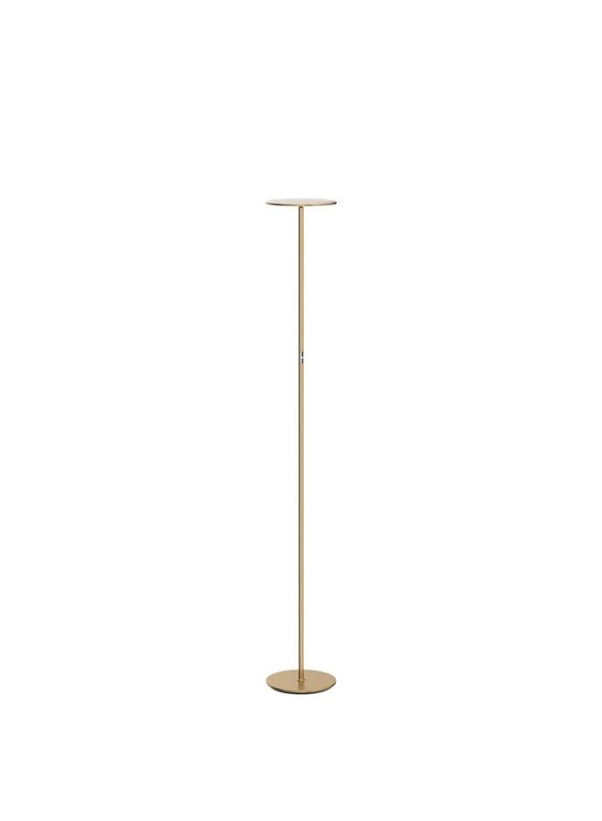brightech Sky LED Torchiere Super Bright Floor Lamp - Contemporary, High Lumen Light for Living Rooms & Offices - Dimmable, Indoor Pole Uplight for Bedroom Reading - Gold Brass - Image 4