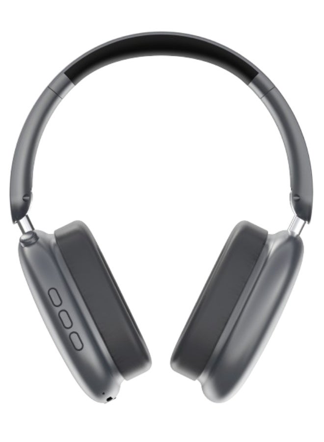 ديفيا سماعة رأس لاسلكية من ديفيا  - ببطارية 500 مللي أمبير بخاصية إلغاء الضوضاء النشط - رمادي داكن - Image 2