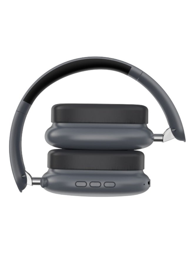ديفيا سماعة رأس لاسلكية من ديفيا  - ببطارية 500 مللي أمبير بخاصية إلغاء الضوضاء النشط - رمادي داكن - Image 4