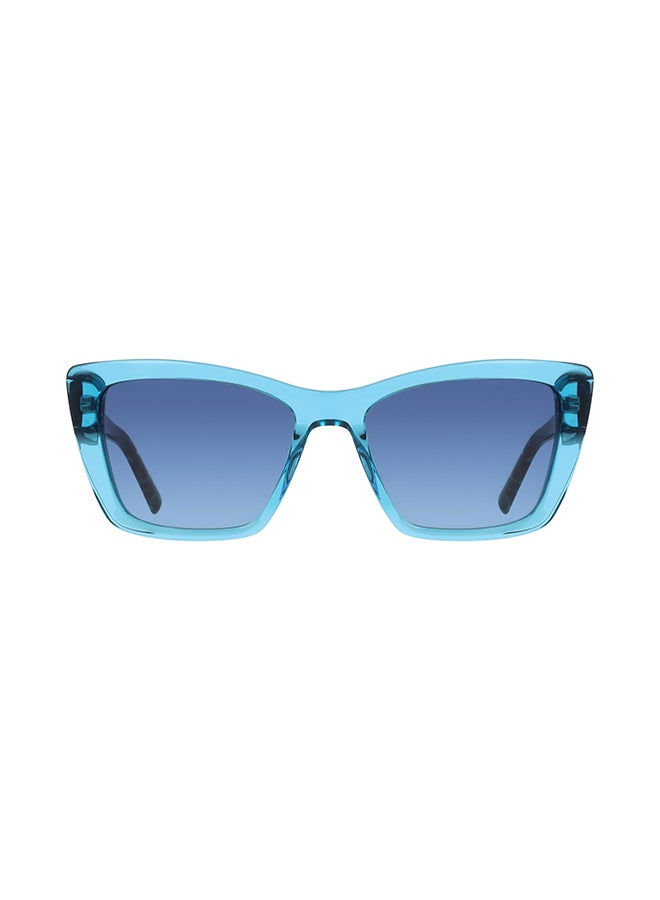 DKNY FULL RIM ACETATE DKNY SUN DK554S 5417 (430) CRYSTAL TURQUOISE - Image 1