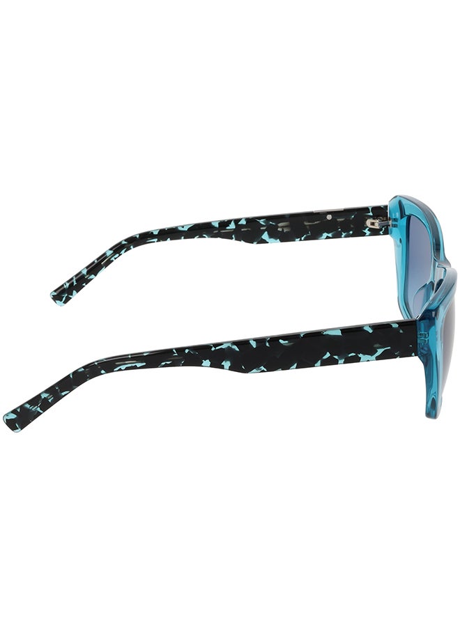 DKNY FULL RIM ACETATE DKNY SUN DK554S 5417 (430) CRYSTAL TURQUOISE - Image 5
