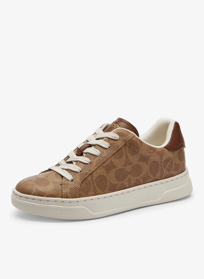 COACH High Line Sneaker In Signature Canvas