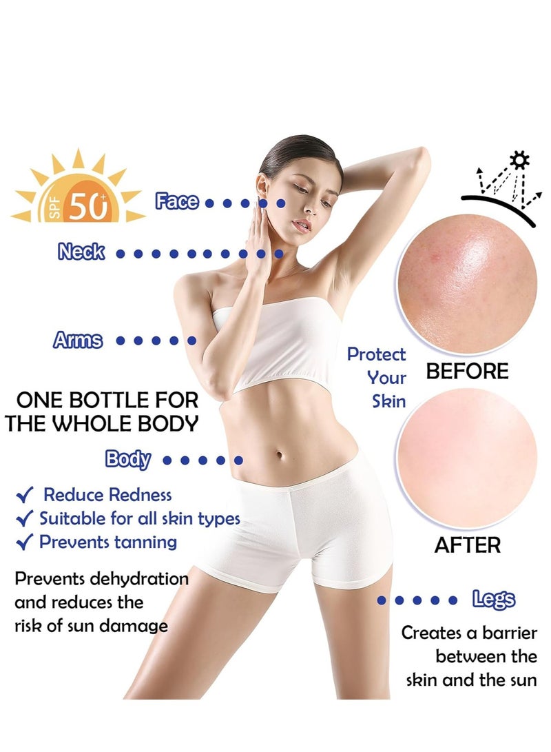 EELHOE Hyaluronic Acid Sun Stick, Moisturizing Sunscreen Stick SPF 50+ PA++++ Sunscreen for Face & Body, Refreshing Non-greasy Travel Size Face Sunscreen, Lightweight Sun Screen for All Skin Types 22g - Image 4