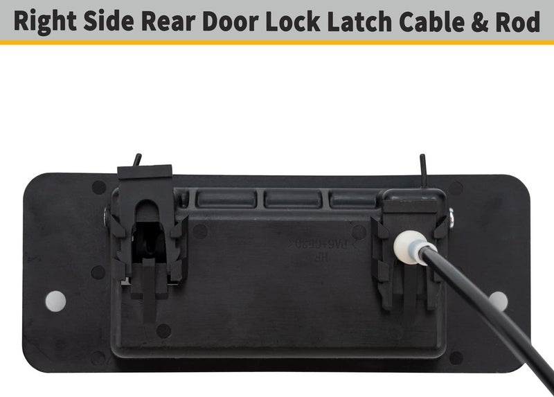 Qagea Rear Door Latch with Handle - Left Driver Side for Ford E-Series (1992-2019) - Image 5