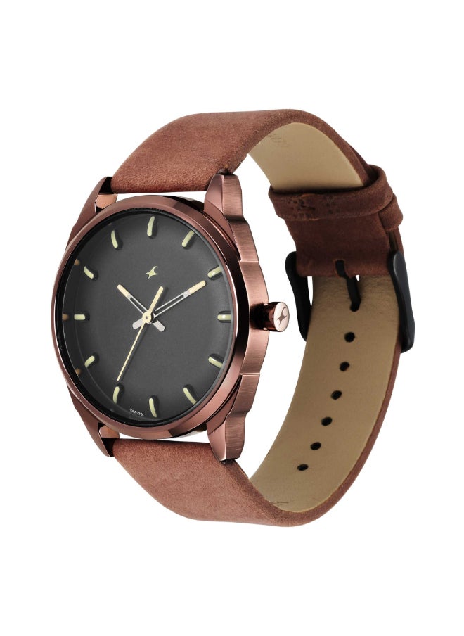 fastrack Fastrack After Dark Analog Black Dial Men's Watch-3273QL01, Black, strap  - Image 3