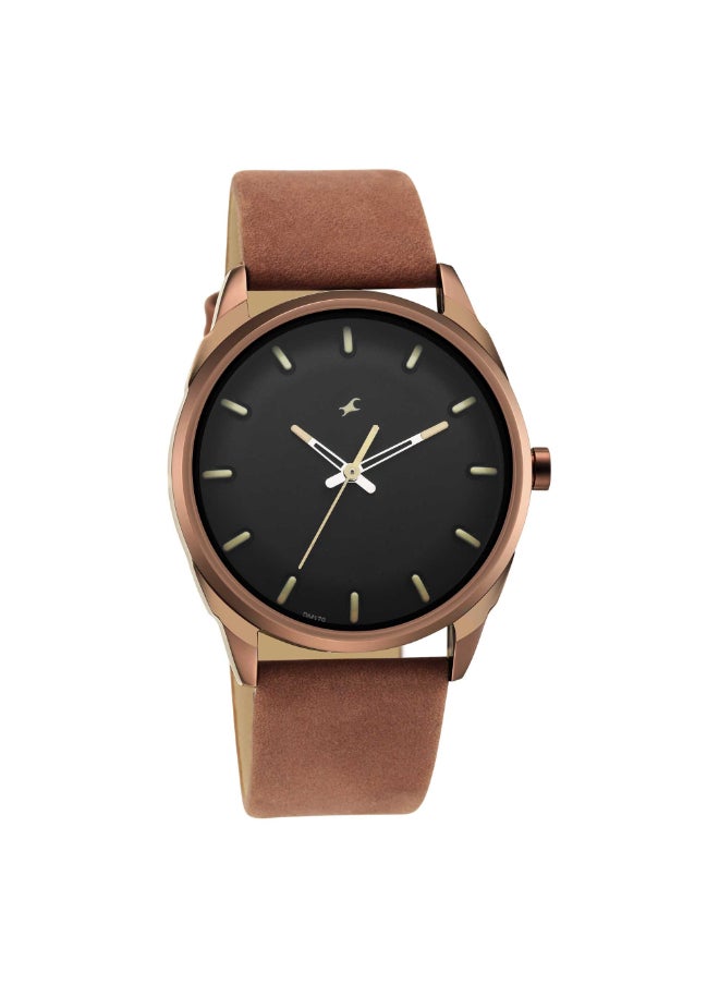 fastrack Fastrack After Dark Analog Black Dial Men's Watch-3273QL01, Black, strap  - Image 2