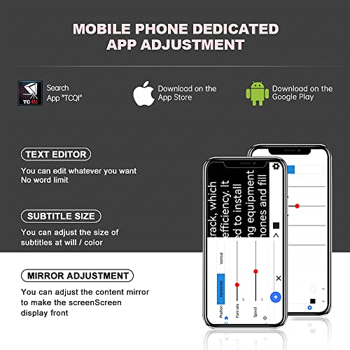 LENSGO TC7S Portable Teleprompter for Phone, One-Second Fold Mini Teleprompter with Remote Control,App Compatible with iPhone & Android for Online Teaching Vlog Live Streaming Interview - Image 5