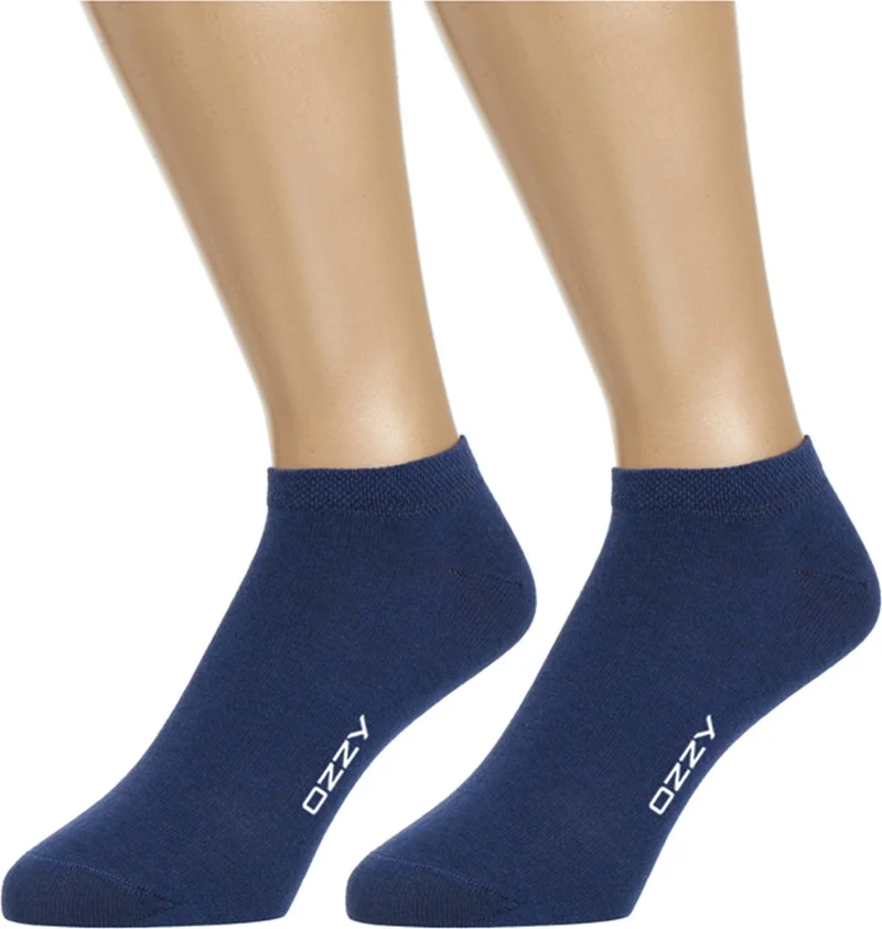 اوزي سوكس 5 Pairs Seamless Cotton Multicolor Unisex Booties Socks Summer Durable Heel and Toe