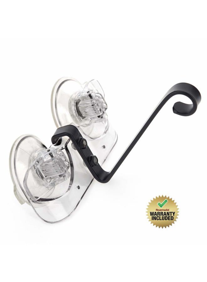 Roamwild Window Mounted Bird Feeder Bracket With Super Strong NEW Dual Suction Technology - Image 2