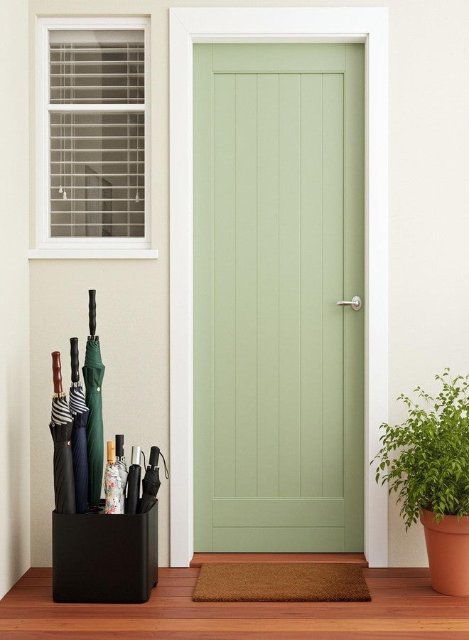 Threehoney حامل مظلات ثري هوني يتسع لـ 15 مظلة، مناسب لزاوية المدخل، مزود بصينية لتجميع السوائل، منظم تخزين موفر للمساحة، حامل مظلات صغير الحجم للاستخدام الداخلي، مثالي لتزيين المنزل أو المكتب (أسود) - Image 4