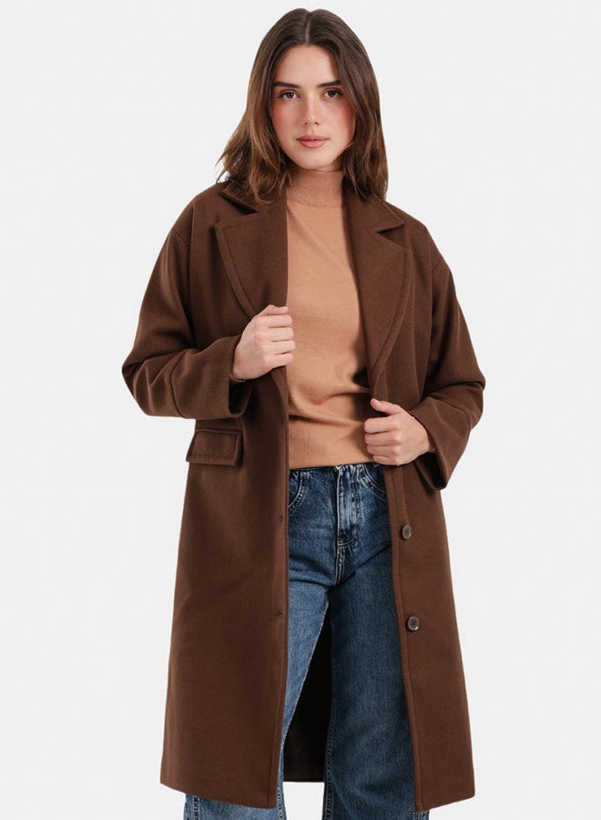 Carina Notch Collar Coat - Image 1