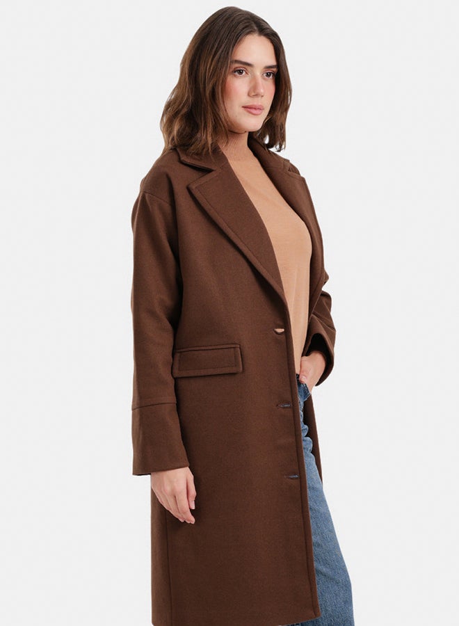 Carina Notch Collar Coat - Image 3