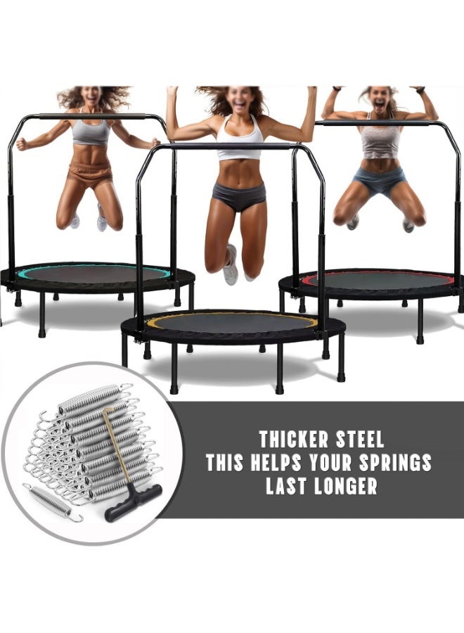 16 trampoline springs, 4-inch children's trampoline replacement springs, trampoline accessories, stainless steel trampoline springs - Image 2