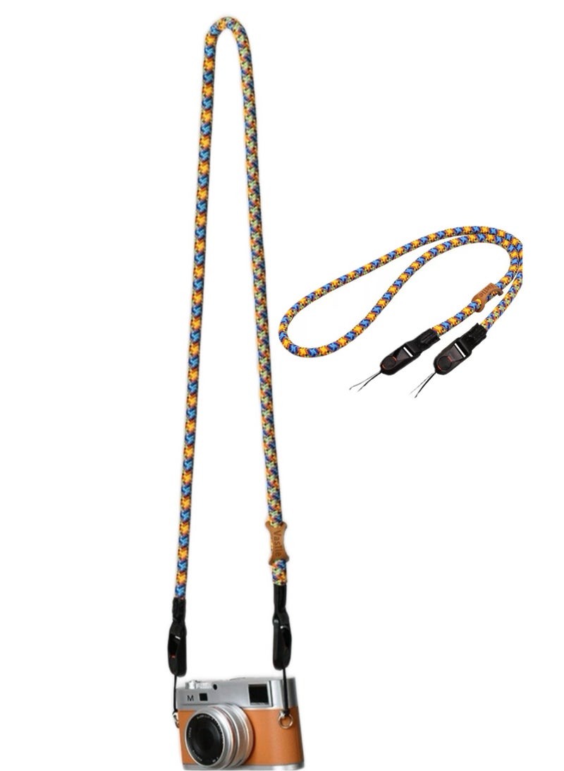Camera Strap Length 120cm Compatible For Sony Canon Nikon Fuji Slr Mirrorless Camera Strap Neck And Shoulder Strap Camera Lanyard  - Image 1
