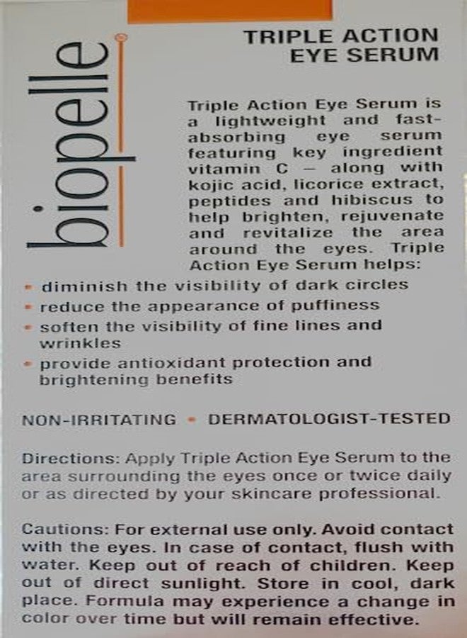 Biopelle Triple Action Eye Serum - Image 4