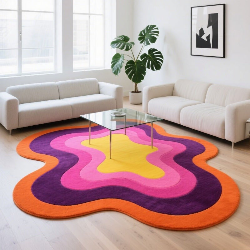Tnessential Brown Irregular 4 Rug