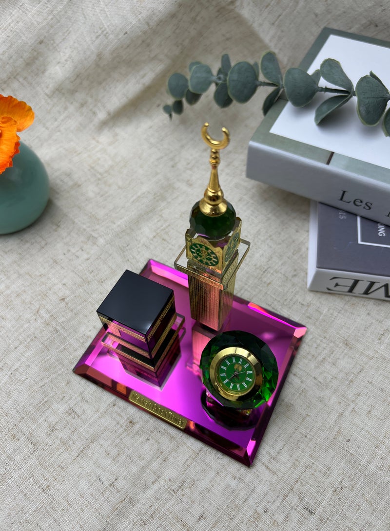 MHONGWEI Islamic Element Handicrafts, Home Decoration Gifts, Simplified Architectural Souvenirs, High-End Office Desktop Ornaments - Image 4