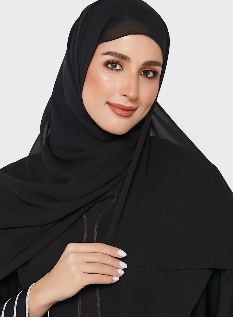 Khizana Embellished Detail Abaya