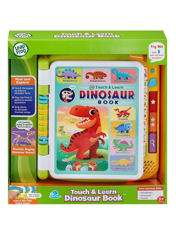 LeapFrog Touch & Learn Dinosaur Book - Bilingual English & Arabic Interactive Book, Teaches Letters & Dinosaurs - Image 5