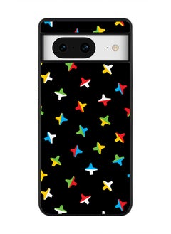 Rugged Black Edge case for Google Pixel 8, Custom Slim fit Flexible Anti Drop Thin Phone Case Cover - Twofaced Ex's