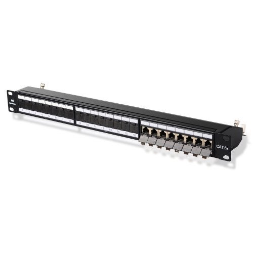Cable Matters Rackmount or Wall Mount 24-Port Shielded RJ45 Patch Panel with Jack Shutter - Image 5