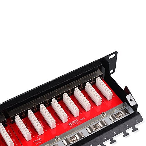 Cable Matters Rackmount or Wall Mount 24-Port Shielded RJ45 Patch Panel with Jack Shutter - Image 2