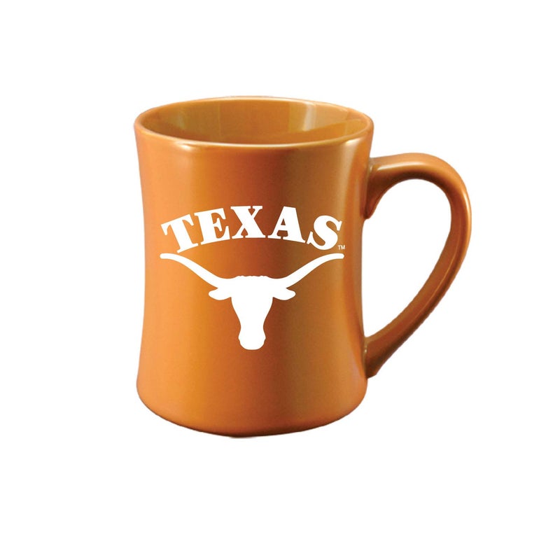 RFSJ Texas Longhorns Ceramic 16oz Sculpted Mug â€“ Official Team Logo Coffee Cup â€“ Handwash Recommended â€“ Individually Boxed - Image 1