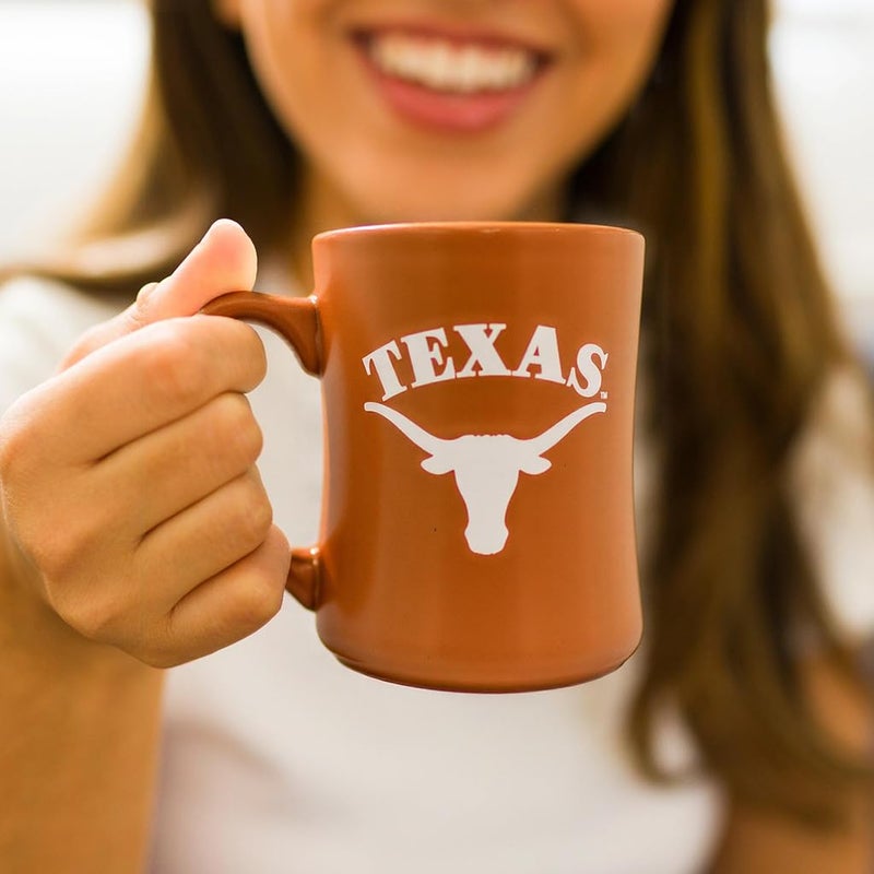 RFSJ Texas Longhorns Ceramic 16oz Sculpted Mug â€“ Official Team Logo Coffee Cup â€“ Handwash Recommended â€“ Individually Boxed - Image 4