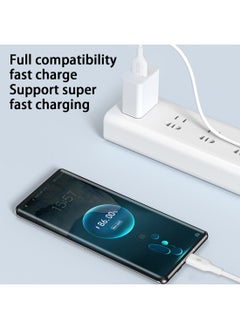 HILUKE USB C Cable A to Type Data Cord Premium Nylon Braided Compatible For Samsung Galaxy, MacBook Pro, Nintendo Switch, Huawei MateBook X Pro iPad Mini 6 1M Black 120W fast charger  - Image 4