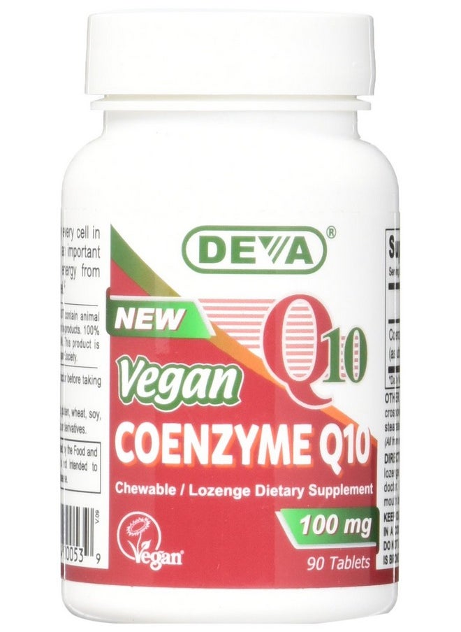 Deva Nutrition - Deva Vegan Vitamins Coenzyme Q10 100 Mg 90 Count - Image 1