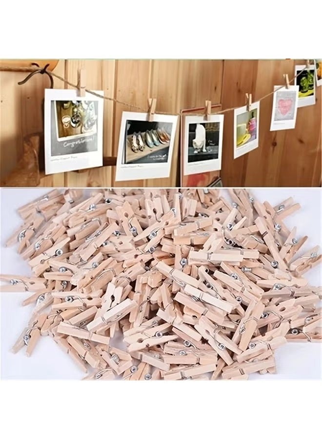 50-Piece Clothespin Brown - Image 4