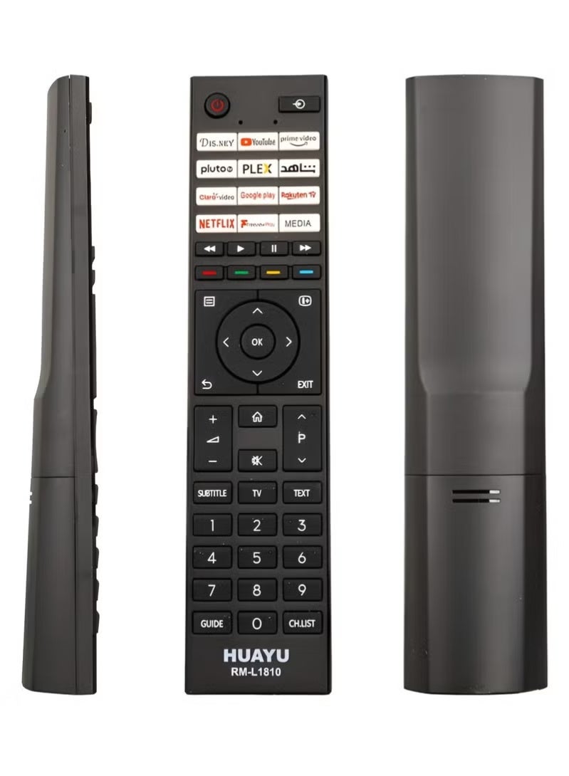 Huayu Remote Control RM-L1810 Toshiba LCD/LED/TV  Youtube Netflix + Buttons - Image 2