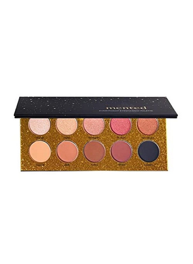 Mented Cosmetics Everynight Eyeshadow Palette Nude And Dark Eyeshadows Vegan Paraben Free Cruelty Free Makeup Neutral And Dark Glam Eyeshadow - Image 2
