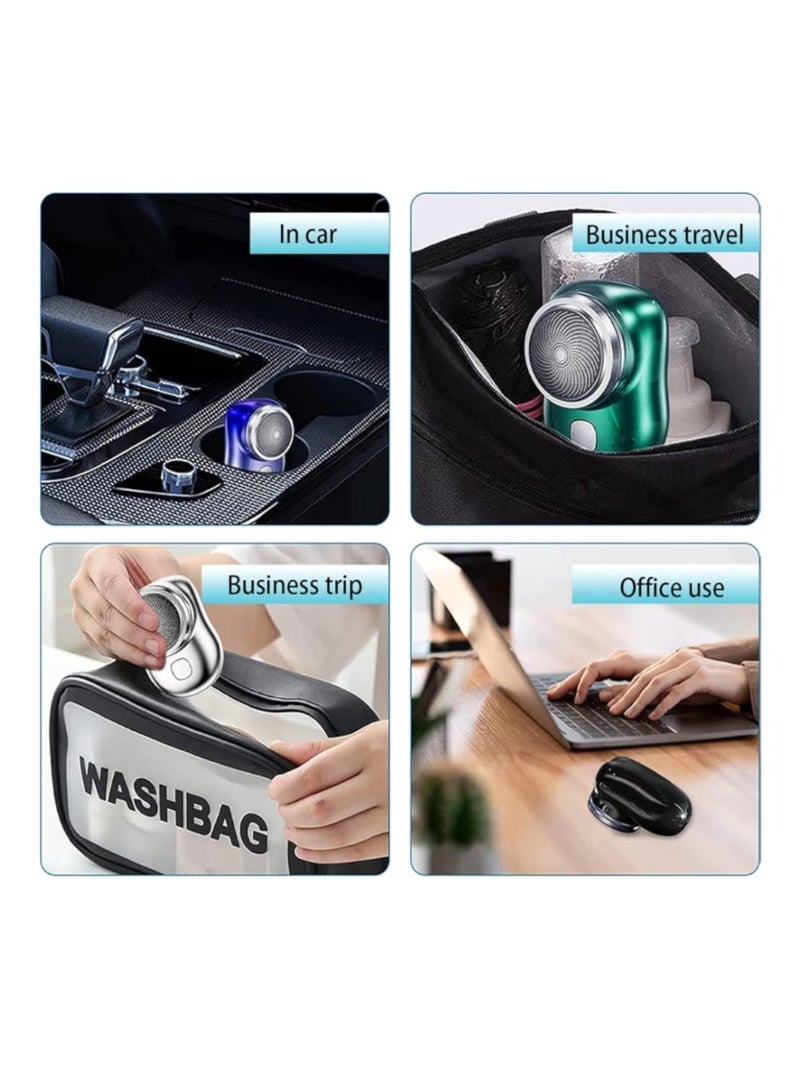 AWH Mini-Shave Portable Electric Shaver for Men, New Upgrade Rechargeable Mini Razor Easy One-Button Use Suitable for Home,Car Travel,Christmas,Father's Day,Mother's Day Gift - Image 5