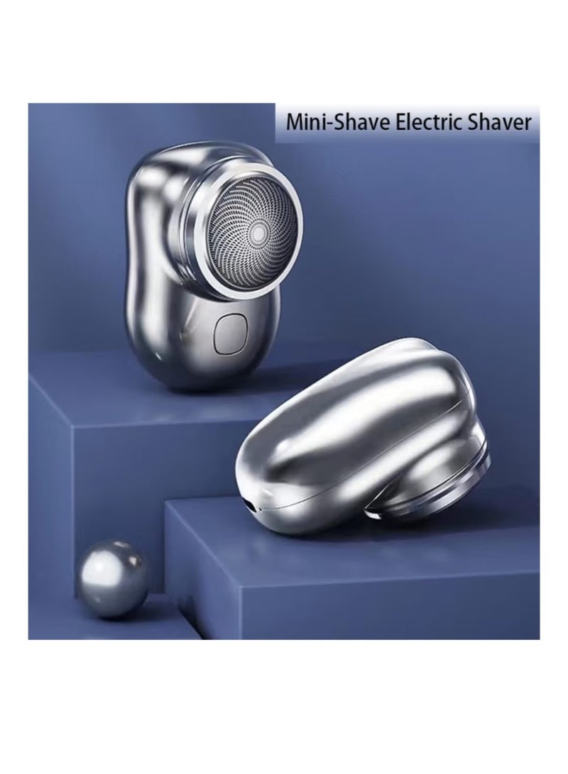 AWH Mini-Shave Portable Electric Shaver for Men, New Upgrade Rechargeable Mini Razor Easy One-Button Use Suitable for Home,Car Travel,Christmas,Father's Day,Mother's Day Gift - Image 3