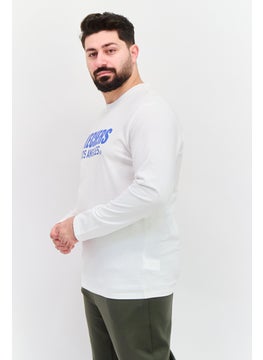 SKECHERS Men Sportswear Fit Long Sleeve Training T-Shirts, White  - Image 2