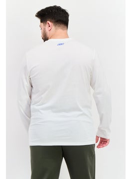 SKECHERS Men Sportswear Fit Long Sleeve Training T-Shirts, White  - Image 3