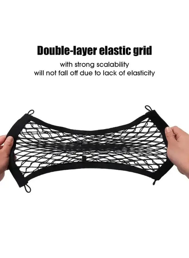 25x45 Elastic Net Bag For Car Storage Organizing Interior Supplies Securing Items Like Fire Extinguisher - Image 3