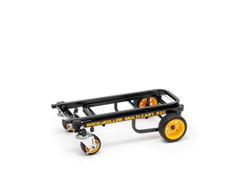 Rock-N-Roller R2G (Micro Ground Glider) 8-in-1 Folding Multi-Cart/Hand Truck/Dolly/Platform Cart/26" to 39" Telescoping Frame/350 lbs. Load Capacity, Black - Image 4