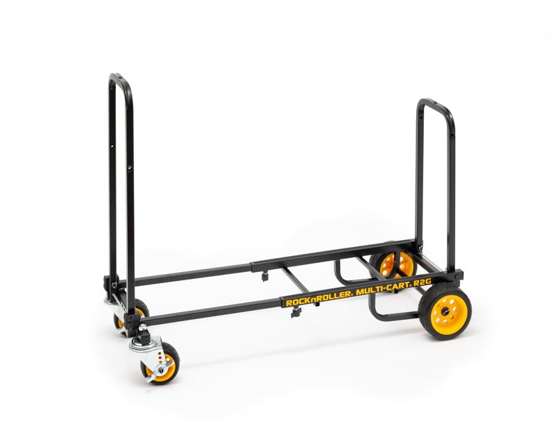Rock-N-Roller R2G (Micro Ground Glider) 8-in-1 Folding Multi-Cart/Hand Truck/Dolly/Platform Cart/26" to 39" Telescoping Frame/350 lbs. Load Capacity, Black - Image 1