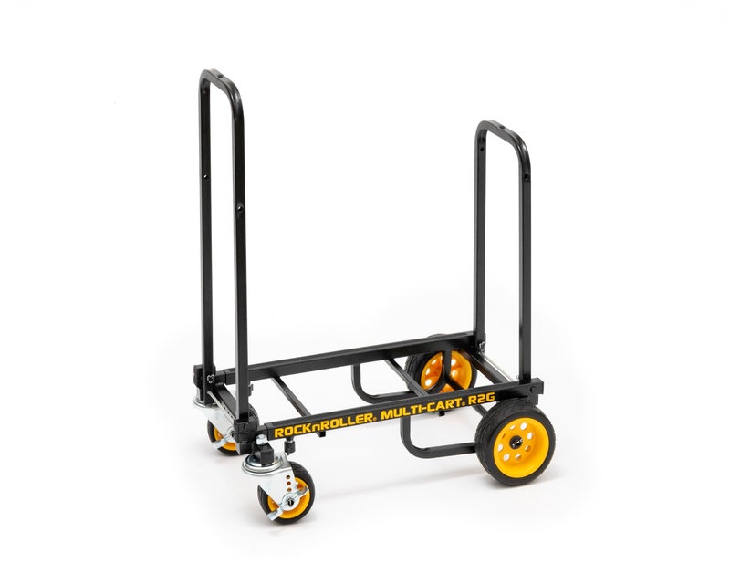 Rock-N-Roller R2G (Micro Ground Glider) 8-in-1 Folding Multi-Cart/Hand Truck/Dolly/Platform Cart/26" to 39" Telescoping Frame/350 lbs. Load Capacity, Black - Image 2