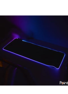 POINT Mousepad luminous RGB XL size - Large mouse and keyboard pad for games and work - Soft, anti-slip texture - Water and dust resistant - 13 lighting modes - Braided cable, 1.8 meters long - pzsku/Z5BAD3F2124F4EB22B1CCZ/45/_/1725728096/9cbcd4f4-0e08-4d7f-8040-61138e570f76